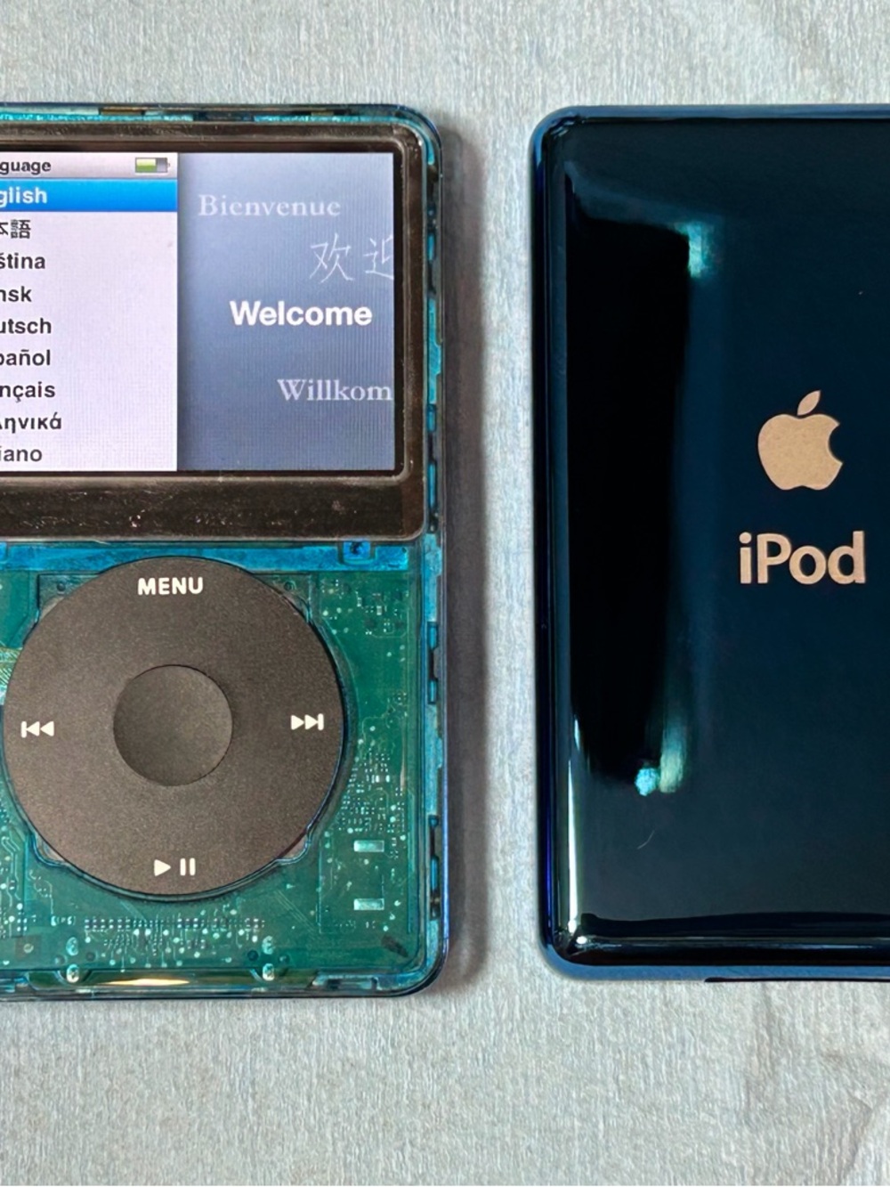 Apple Classic Bluey Blue 7th generation 160gb